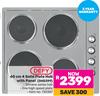Defy 60cm 4 Solid Plate Hob With Panel DHD399