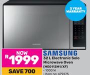Samsung 32Ltr Electronic Solo Microwave Oven ME0113M1/XF