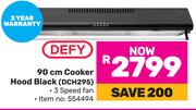 Defy 90cm Cooker Hood (Black) DCH295