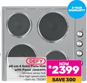 Defy 60cm 4 Solid Plate Hob With Panel DHD399