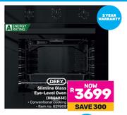 Defy Slimline Glass Eye-Level Oven DB0483E