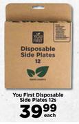 You First Disposable Side Plates-12's Pack