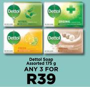 Dettol Soap Assorted-For Any 3 x 175g