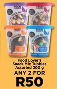 Food Lover's Snack Mix Tubbles Assorted-For Any 2 x 200g