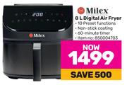 Milex 8Ltr Digital Air Fryer