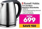 Russell Hobbs 1.7Ltr Cordless Stainless Steel Kettle