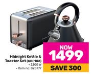 Bennett Read Midnight Kettle & Toaster Set KBP102