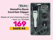 Wahl Home Pro Basic Cord Hair Clipper 