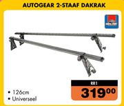 Autogear 2 Staaf 126cm Universal Dak rak RR1