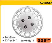Autogear 13" Or 14" Wheel Cover WC01-13/14