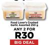 Food Lover's Crushed Garlic Assorted-For 2 x 250g