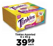 Tinkies Assorted-6 x 45g