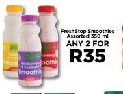 Fresh Stop Smoothies Assorted-For Any 2 x 350ml
