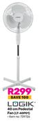 Logik 40cm Pedestal Fan LT-40P01