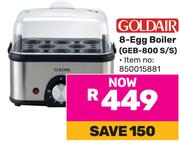 Goldair 8 Egg Boiler GEB-800 S/S