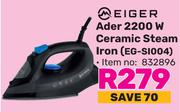 Eiger Ader 2200W Ceramic Steam Iron EG-SI004
