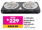 Logik Double Spiral Hotplate RSH-080449
