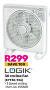 Logik 30cm Box Fan KYT30-TX6