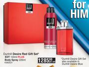 Dunhill Desire Red Gift Set EDT 100ml Plus Body Spray 226ml-Per Set