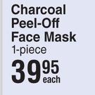 IQ Charcoal Peel-Off Face Mask-1 Piece Each