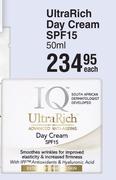 IQ Ultra Rich Day Cream SPF15-50ml