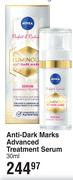 Nivea Anti-Dark Marks Advanced Treatment Serum-30ml