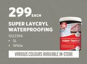Abe Super Laycryl Waterproofing (White)-5L Each
