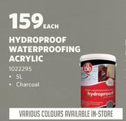Abe Hydroproof Waterproofing Acrylic (Charcoal)-5L Each
