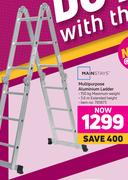 Mainstays Multipurpose Aluminium Ladder