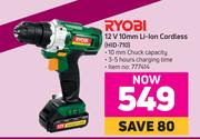 Ryobi 12 V 10mm Li-Ion Cordless HID-710