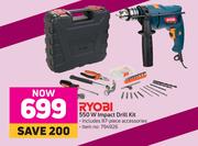 Ryobi 550W Impact Drill Kit