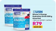 USN Winner's Energy Hydration Drink Assorted-500g