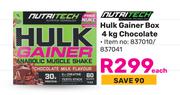 Nutritech Hulk Gainer Box Chocolate-4Kg Each