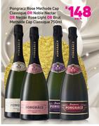Pongracz Rose Methode Cap Classique,Noble Nectar,Nectar Rose Light,Brut Method Cap Classiqu-750ml EA