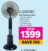 Logik Fan Pedestal Mist