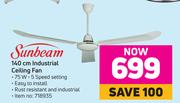 Sunbeam 140cm Industrial Ceiling Fan