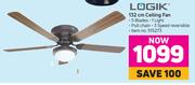 Logik 132cm Ceiling Fan