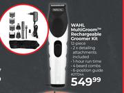 Wahl Multi Groom Rechargeable Groomer Kit 12 Piece