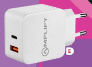 Amplify 42W Dual Wall Charger