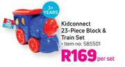 Kidconnect 23 Piece Block & Train Set-Per Set