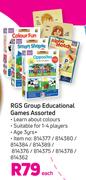 RGS Group Educational Games Assorted-Each