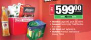 Heineken Lager UCL 8x330ml+Savanna Premium Handies 6x330ml+4th Street 5L-For All