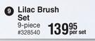 Basics Beauty Lilac Brush Set 9 Piece-Per set