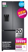 Samsung 470L Frost Free French Door Fridge With Drawer & Twin Cooling System