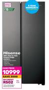 Hisense 508L Side By Side Freezer Fridge H670SIT