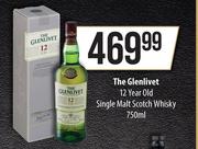 The Glenlivet 12 Year Old Single Malt Scotch Whisky-750ml 