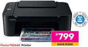 Canon Pixma TS3640 Printer