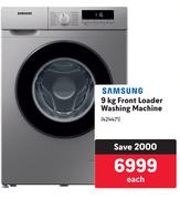 Samsung 9Kg Front Loader Washing Machine-Each