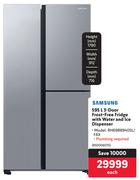 Samsung 595L 3 Door Frost Free Fridge With Water & Ice Dispenser RH69B8940SL/FAX