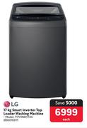 LG 17Kg Smart Inverter Top Loader Washing Machine T17V1NDHT2C